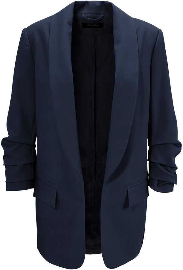 Aniston SELECTED Lange blazer met modieuze reverskraag en geraffineerde mouwen - Foto 6