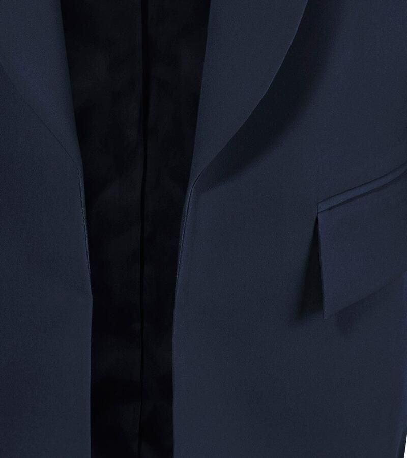 Aniston SELECTED Lange blazer met modieuze reverskraag en geraffineerde mouwen