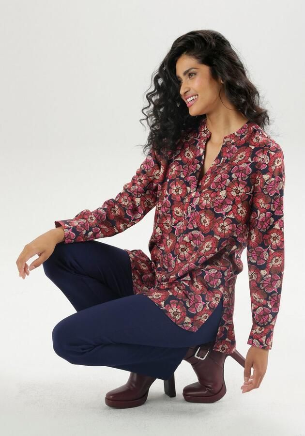 Aniston SELECTED Lange blouse achterkant langer dan voorkant - Foto 5