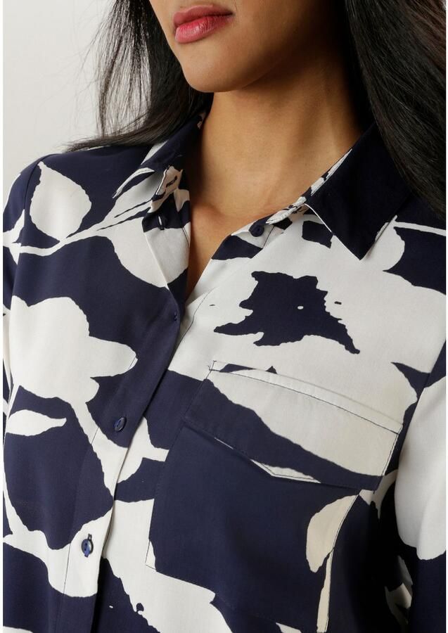 Aniston SELECTED Lange blouse met aantrekkelijke patroon en oprolbare mouwen - Foto 2