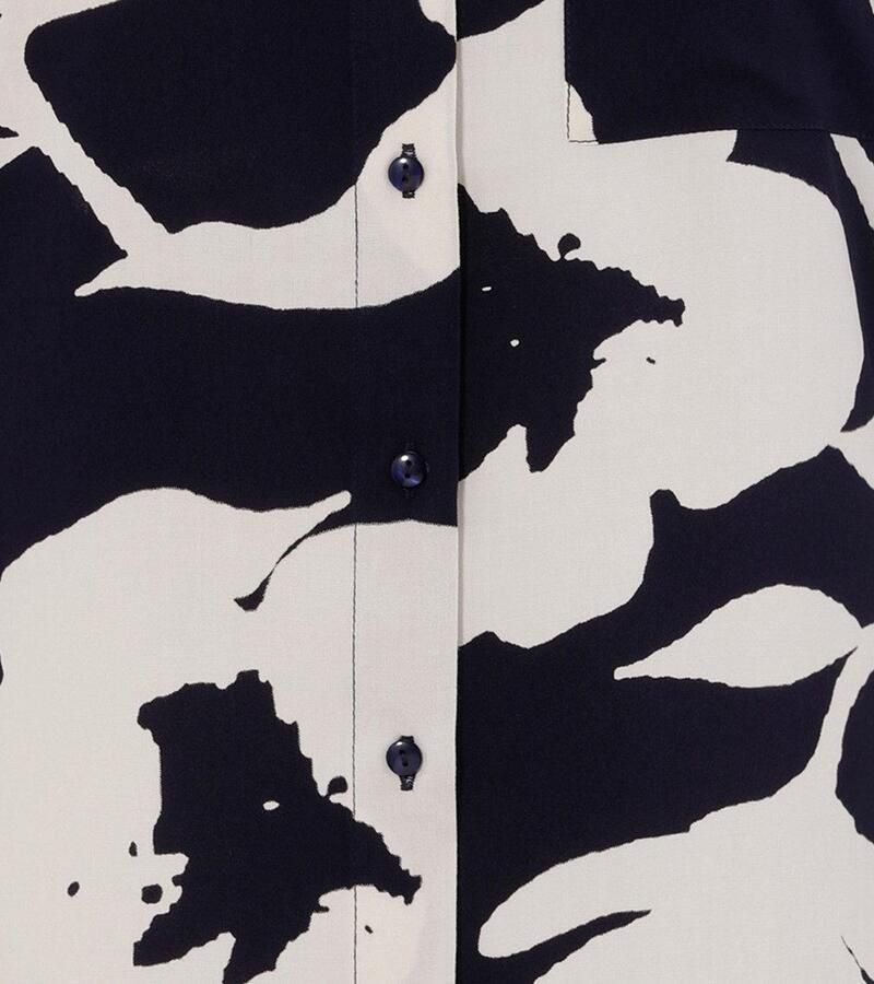 Aniston SELECTED Lange blouse met aantrekkelijke patroon en oprolbare mouwen