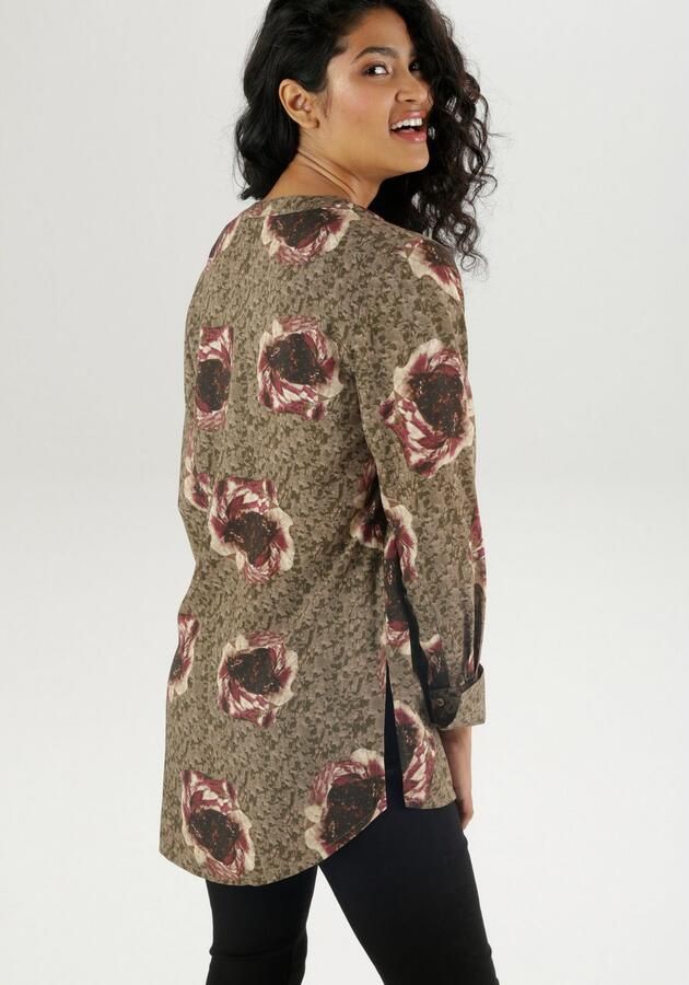 Aniston SELECTED Lange blouse met asymmetrische snit: achter langer dan voor - Foto 4