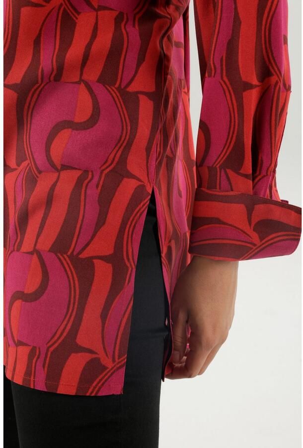 Aniston SELECTED Lange blouse met asymmetrische zoom en extra lange manchetten - Foto 5