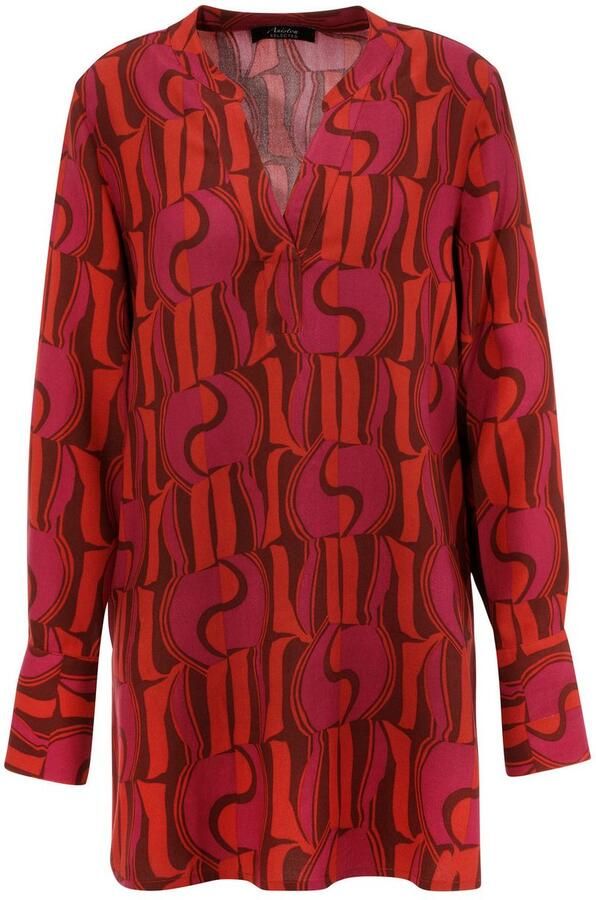 Aniston SELECTED Lange blouse met asymmetrische zoom en extra lange manchetten - Foto 7