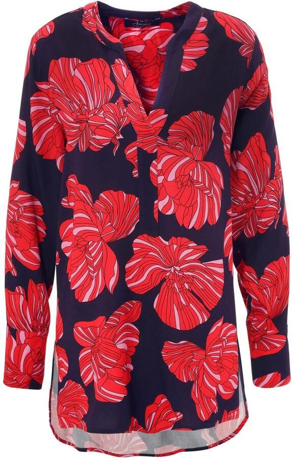 Aniston SELECTED Lange blouse met bijzondere bloemenprint - Foto 6