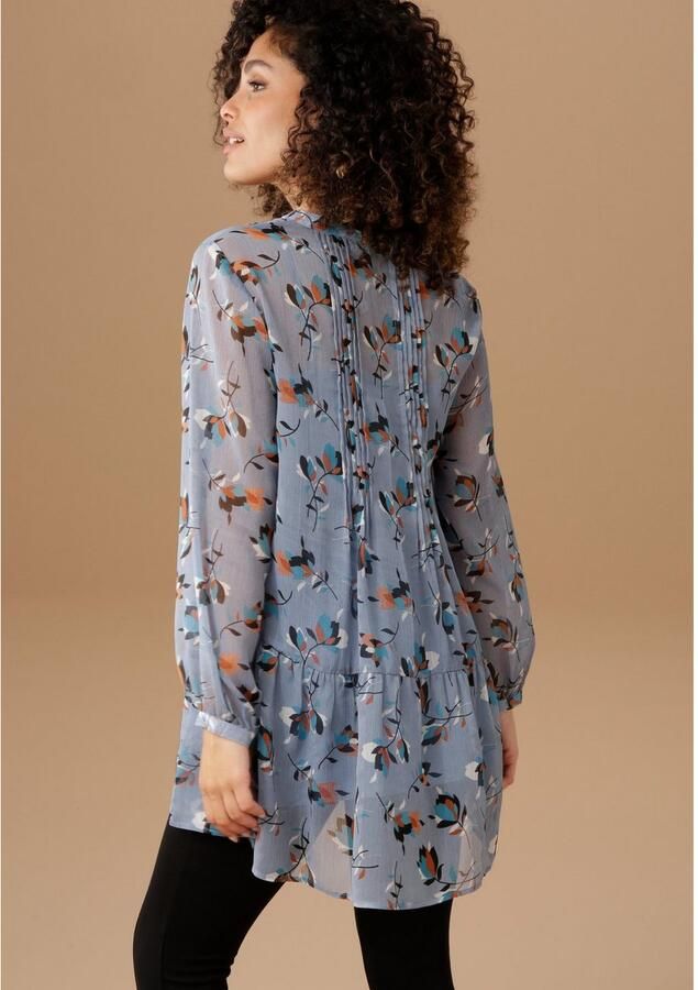 Aniston SELECTED Lange blouse met decoratieve biesgarnering - Foto 2