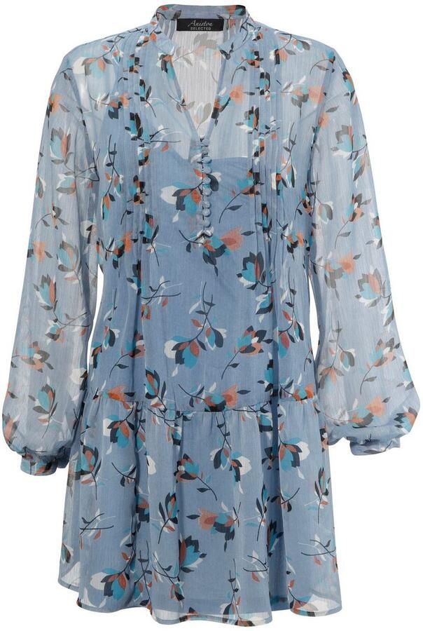 Aniston SELECTED Lange blouse met decoratieve biesgarnering - Foto 5