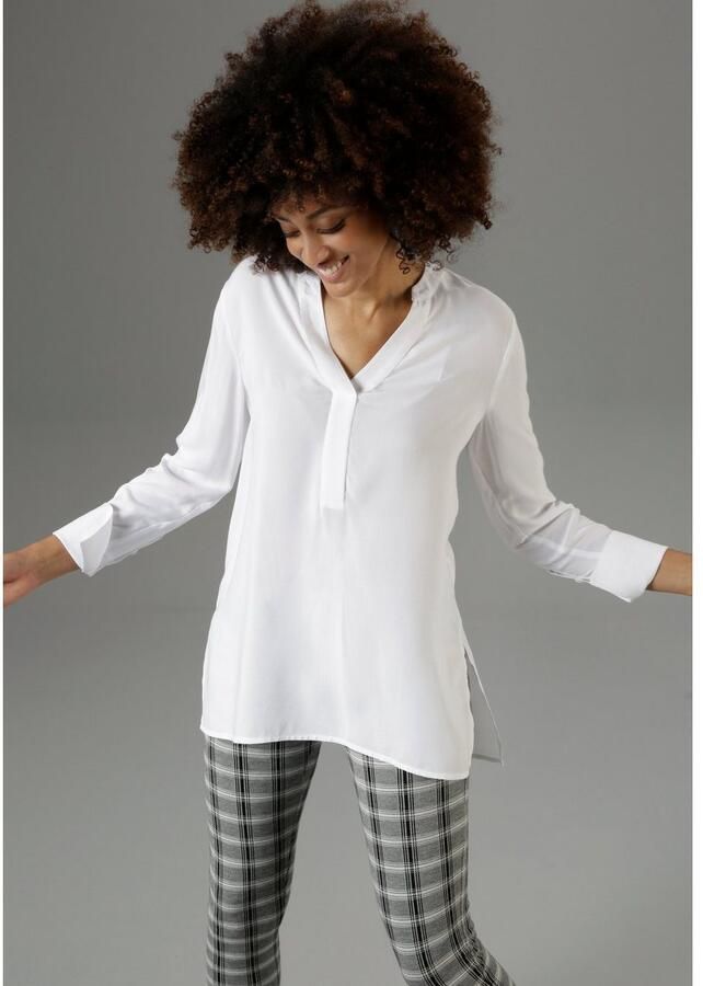 Aniston SELECTED Lange blouse met extra-lange manchetten