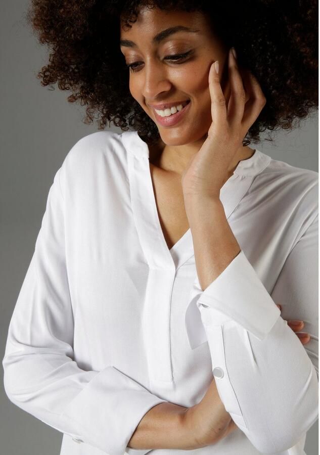 Aniston SELECTED Lange blouse met extra-lange manchetten - Foto 3