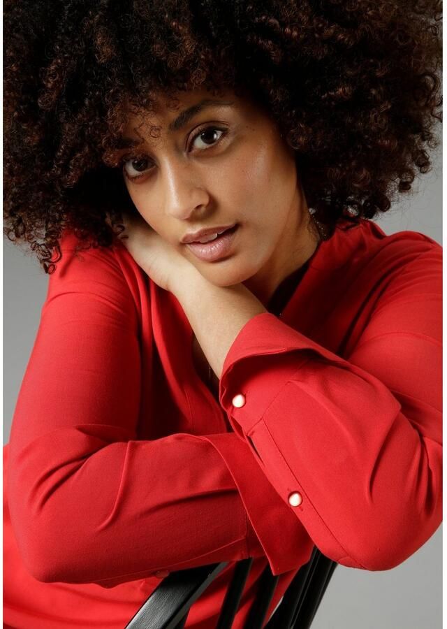 Aniston SELECTED Lange blouse met extra-lange manchetten - Foto 2