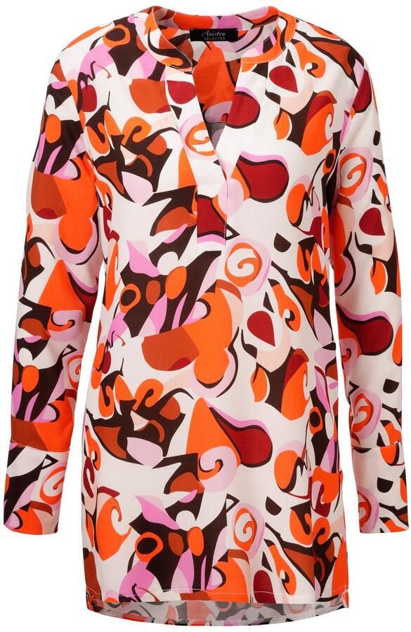 Aniston SELECTED Lange blouse met pittoreske en fantasierijke print nieuwe collectie - Foto 5