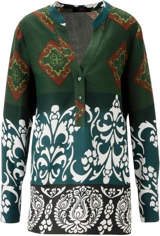 Aniston SELECTED Lange blouse met stijlvolle orna ten nieuwe collectie - Foto 6