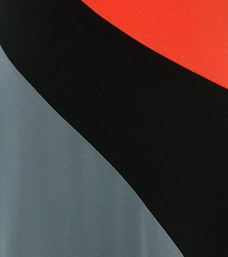 Aniston SELECTED Maxi-jurk met asymmetrisch verlopende kleurvlakken nieuwe collectie