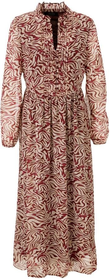 Aniston SELECTED Maxi-jurk met bewerkelijke en decoratieve plooiverwerking nieuwe collectie - Foto 8