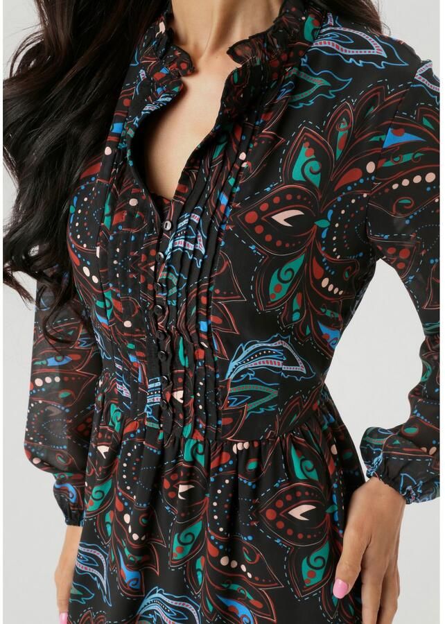 Aniston SELECTED Maxi-jurk met bewerkelijke en decoratieve plooiverwerking nieuwe collectie - Foto 2