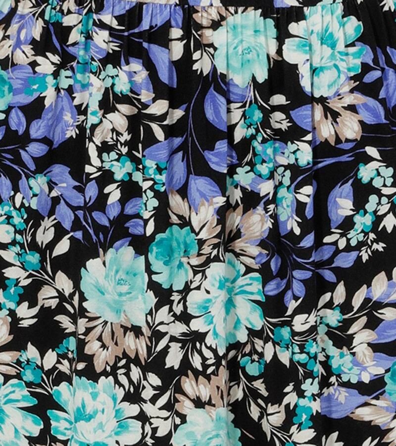 Aniston SELECTED Maxi-jurk met romantische rozenprint en ruchesversiering