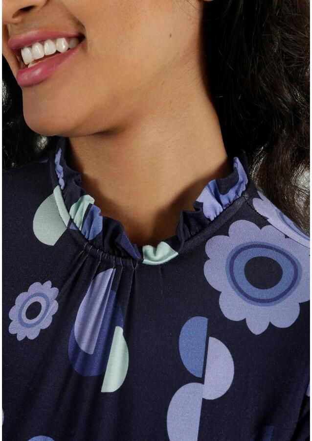 Aniston SELECTED Maxi-jurk met ruches en speelse print - Foto 2