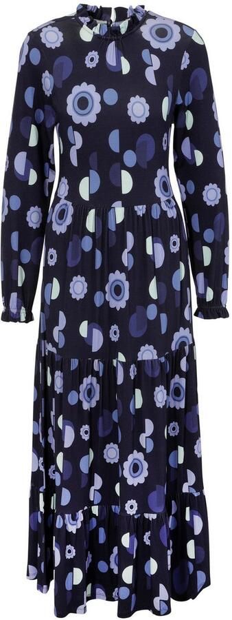 Aniston SELECTED Maxi-jurk met ruches en speelse print - Foto 6