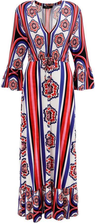 Aniston SELECTED Maxi-jurk met volant aan de 3 4-lange mouwen en aan de zoom - Foto 7