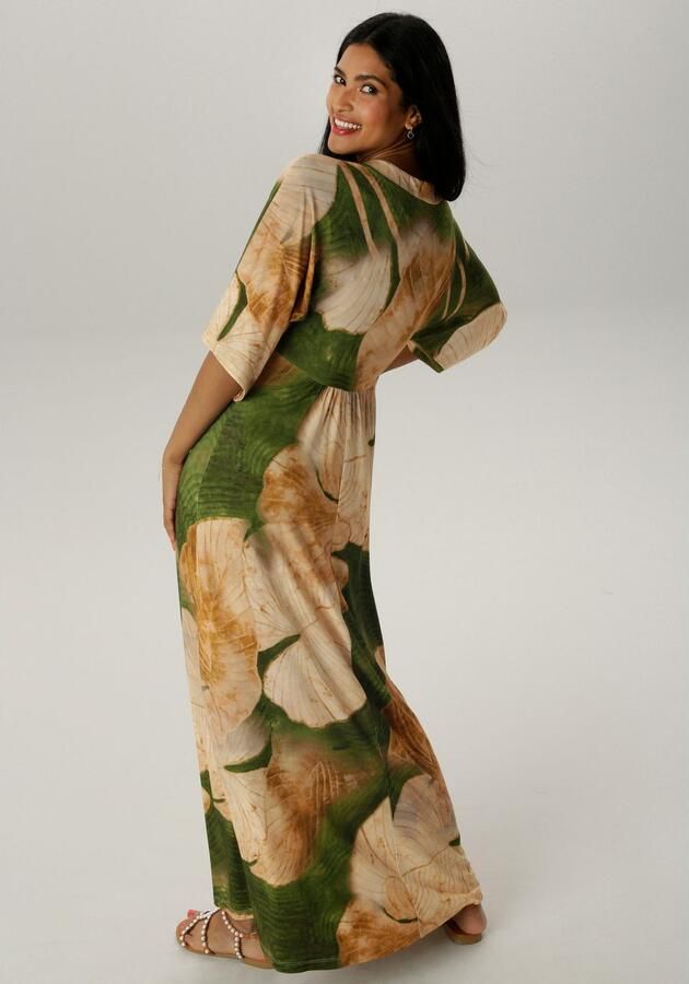 Aniston SELECTED Maxi-jurk met wijde 3 4-mouwen - Foto 5