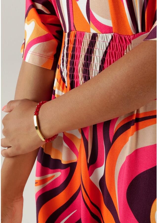 Aniston SELECTED Maxi-jurk met wijde 3 4-mouwen - Foto 2