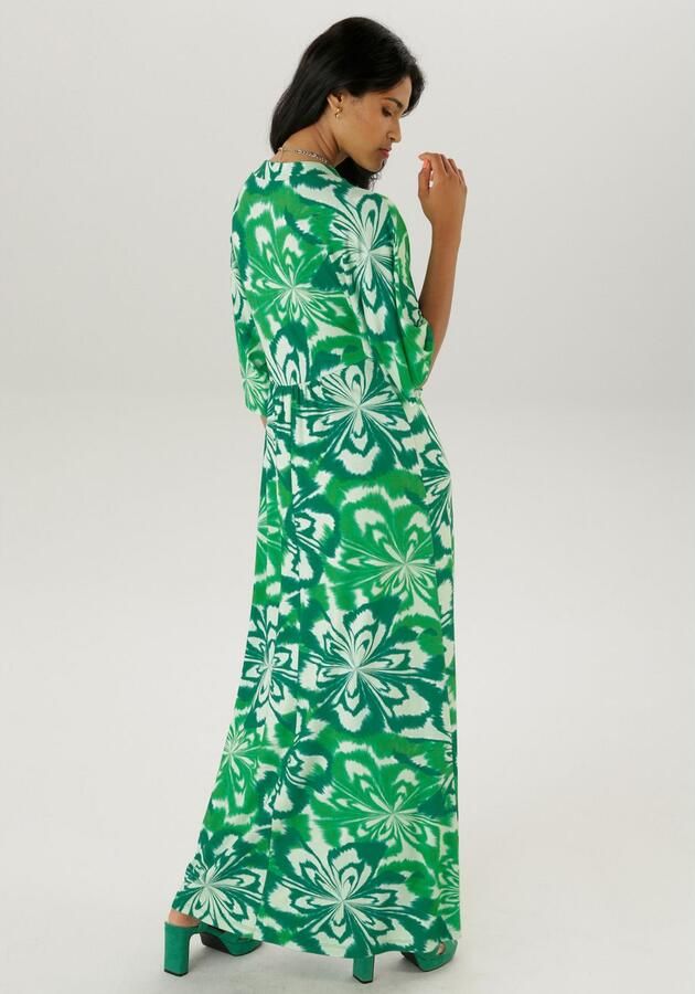 Aniston SELECTED Maxi-jurk met wijde 3 4-mouwen - Foto 4