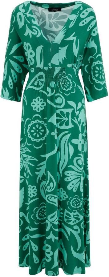 Aniston SELECTED Maxi-jurk met wijde 3 4-mouwen - Foto 4