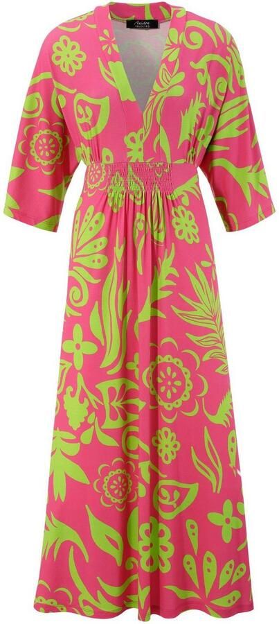 Aniston SELECTED Maxi-jurk met wijde 3 4-mouwen - Foto 6