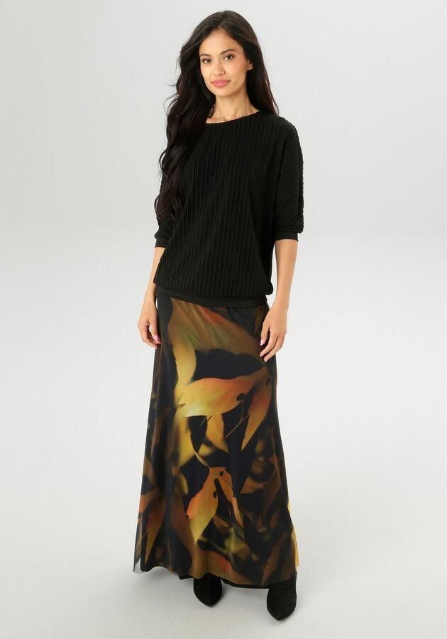 Aniston SELECTED Maxirok met kleurharmonieus batikprintdessin nieuwe collectie - Foto 4