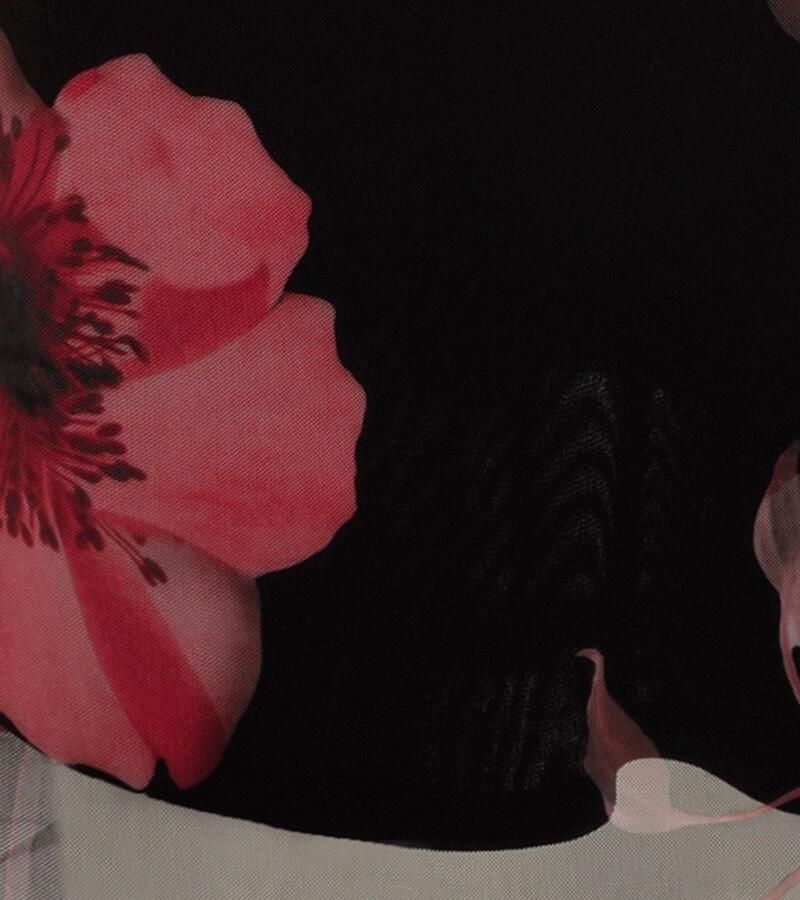 Aniston SELECTED Midi-jurk In mesh-kwaliteit en in de trendy bloe print NIEUWE COLLECTIE