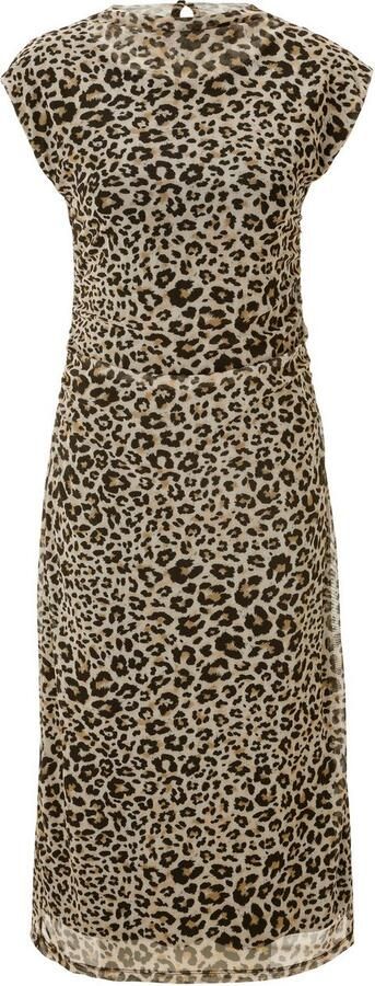 Aniston SELECTED Midi-jurk In mesh-kwaliteit en in de trendy luipaardprint NIEUWE COLLECTIE - Foto 6