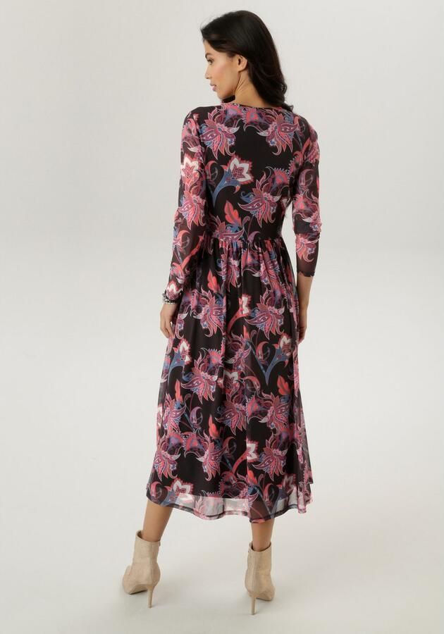 Aniston SELECTED Midi-jurk met bloemmotief nieuwe collectie - Foto 3