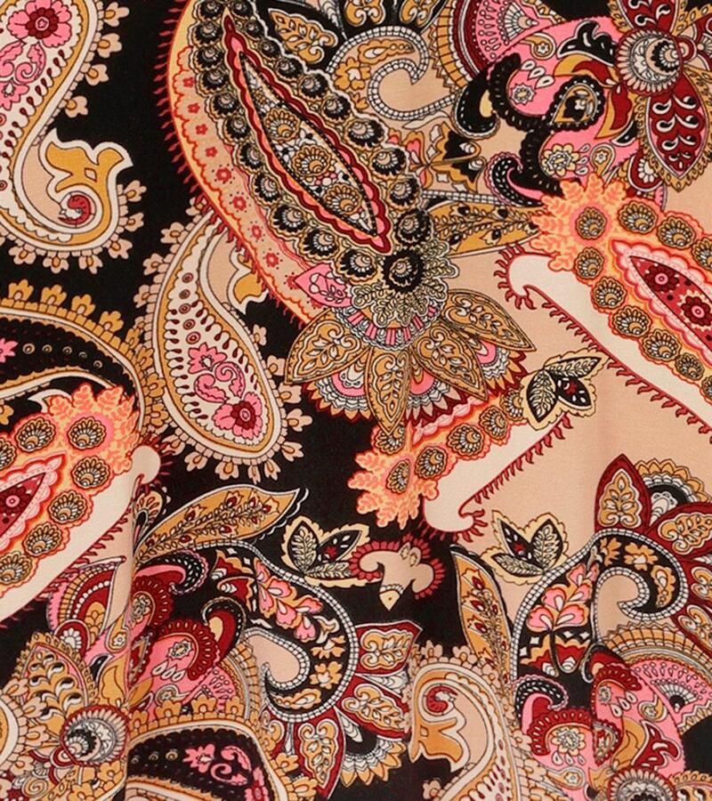 Aniston SELECTED Midi-jurk met v-hals en wikkel-look nieuwe collectie