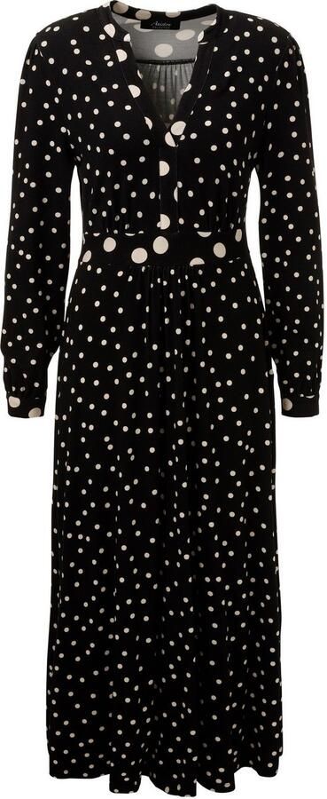 Aniston SELECTED Midi-jurk met verfijnde stippenprint nieuwe collectie - Foto 5