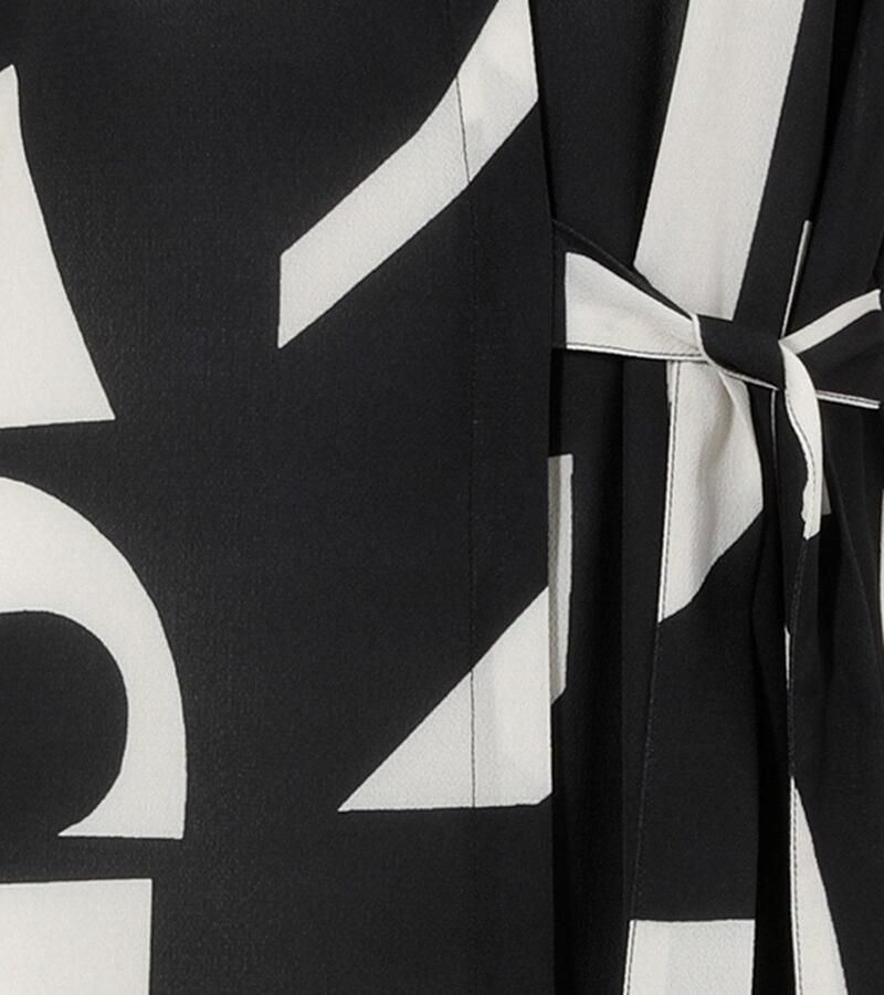 Aniston SELECTED Midi-jurk overhemdjurk met zijbinddetail