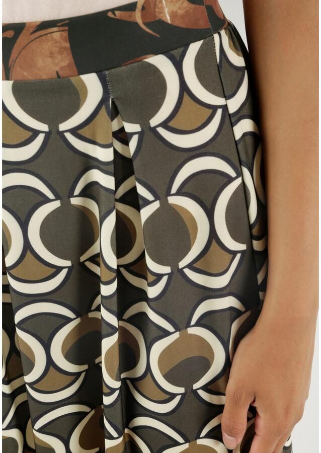 Aniston SELECTED Midirok in uni zwart of met nostalgische print - Foto 2