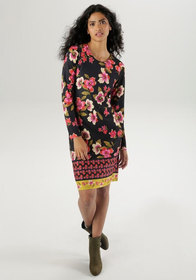 Aniston SELECTED Mini-jurk met gedrukte rand licht getailleerd - Foto 7