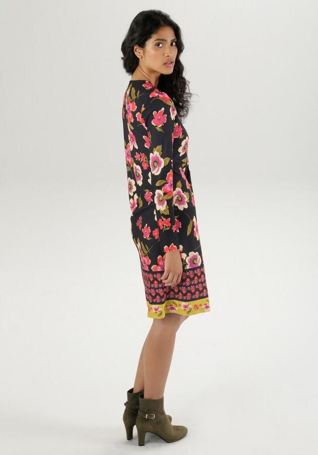 Aniston SELECTED Mini-jurk met gedrukte rand licht getailleerd - Foto 3