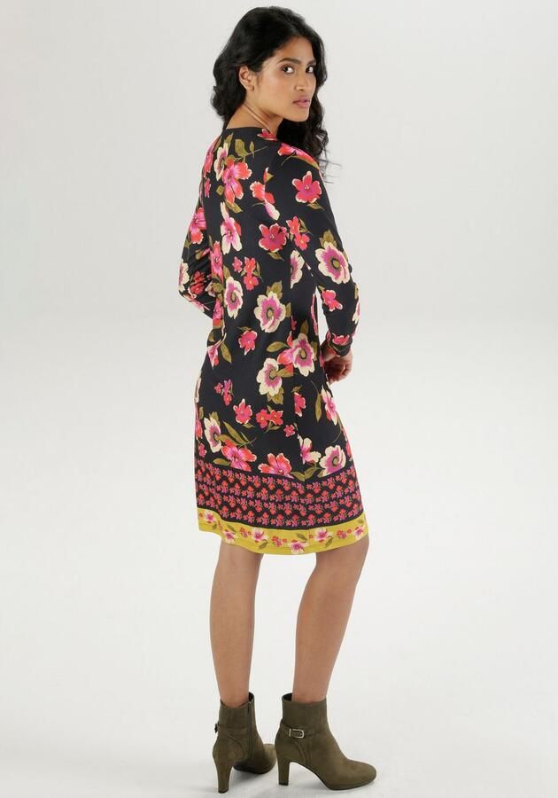 Aniston SELECTED Mini-jurk met gedrukte rand licht getailleerd - Foto 4