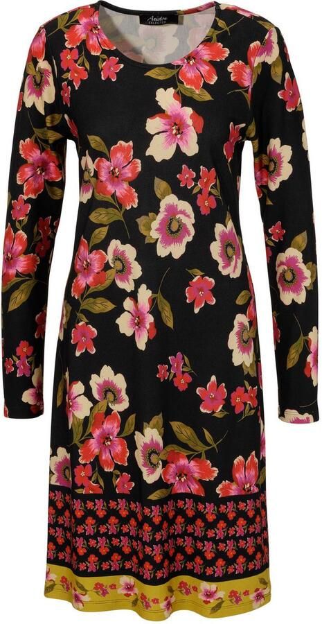 Aniston SELECTED Mini-jurk met gedrukte rand licht getailleerd - Foto 6