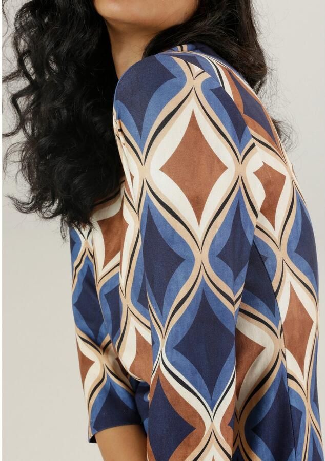 Aniston SELECTED Mini-jurk met lichte taillering en elegante print - Foto 2