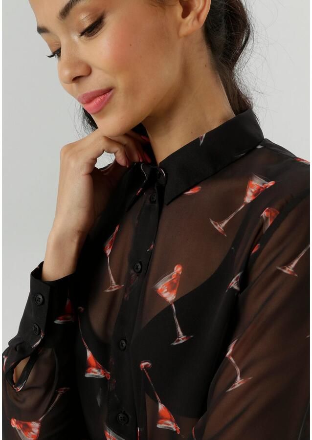 Aniston SELECTED Overhemdblouse bedrukt met trendy martiniglazen nieuwe collectie - Foto 3
