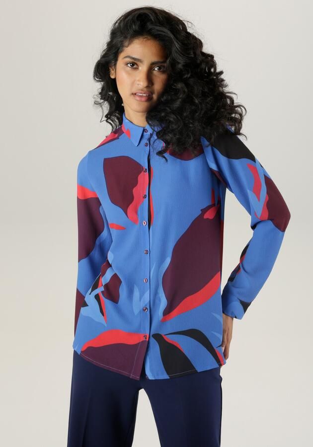 Aniston SELECTED Overhemdblouse in crêpekwaliteit - Foto 8