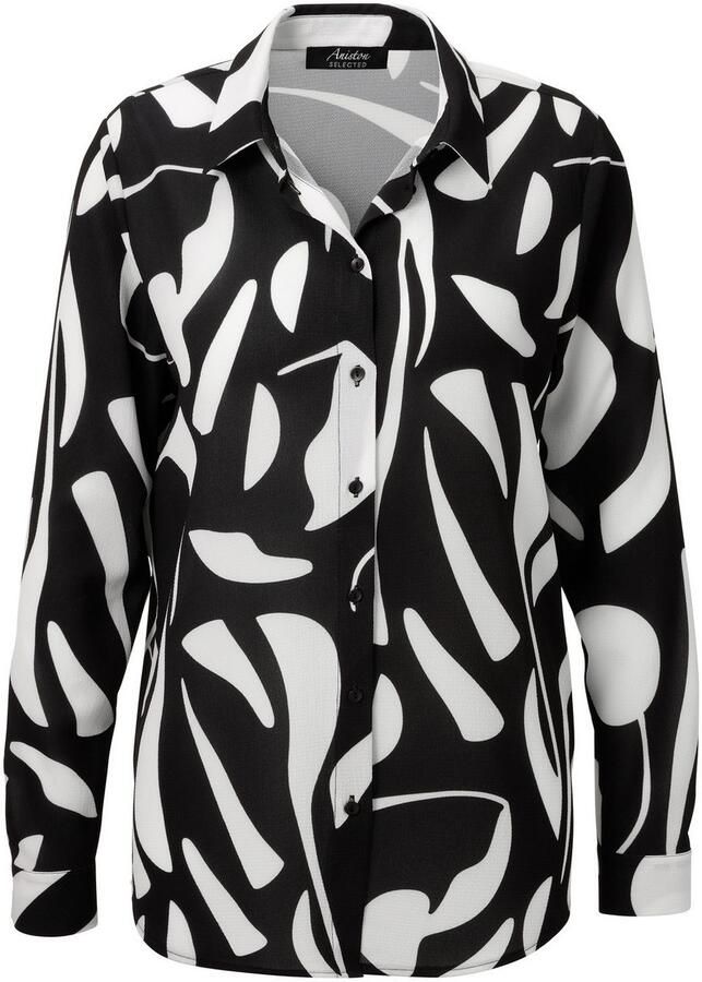 Aniston SELECTED Overhemdblouse in elastische crêpe-kwaliteit nieuwe collectie - Foto 2