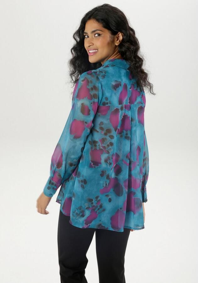 Aniston SELECTED Overhemdblouse in transparante chiffonkwaliteit - Foto 4