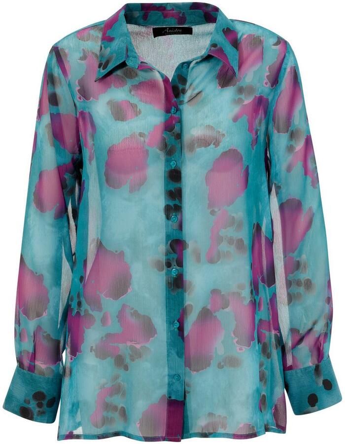 Aniston SELECTED Overhemdblouse in transparante chiffonkwaliteit - Foto 2