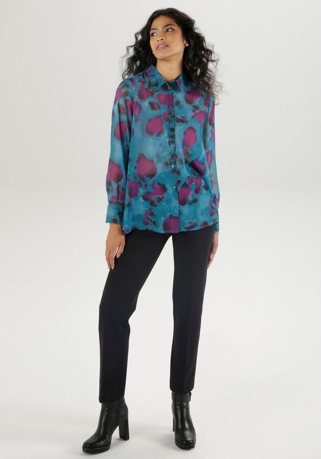 Aniston SELECTED Overhemdblouse in transparante chiffonkwaliteit - Foto 6