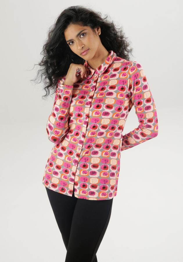 Aniston SELECTED Overhemdblouse licht getailleerd met stretch - Foto 7