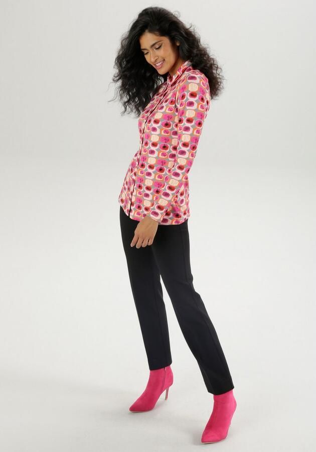 Aniston SELECTED Overhemdblouse licht getailleerd met stretch - Foto 5