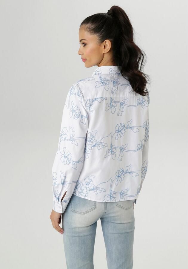 Aniston SELECTED Overhemdblouse met bewerkelijke allover-borduursels nieuwe collectie - Foto 4